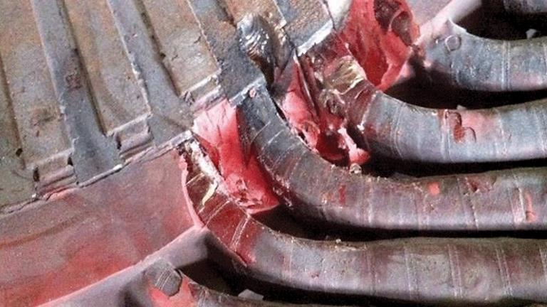 Повреждения обмотки генератора после воздействия частичных разрядов