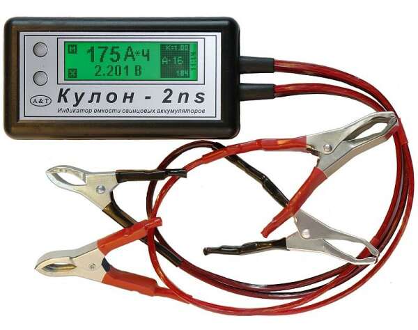 Кулон-2ns – тестер / индикатор емкости промышленных свинцовых аккумуляторов