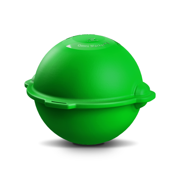 Tempo OmniMarker II OM-06 - шаровый пассивный маркер для сточных трубопроводов (зеленый)