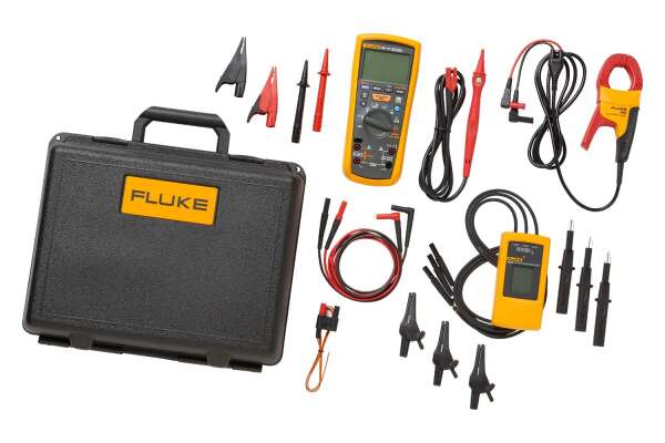 Fluke 1587/MDT FC - комплект из мультиметра-мегаомметра Fluke 1587 FC, индикатора чередования фаз 9040 и токоизмерительных клещей i400