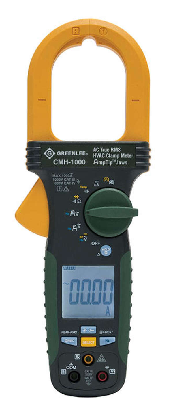 Greenlee CMH-1000 - токовые клещи с функциями тестирования двигателей